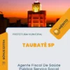 Apostila Agente Fiscal De Saúde Pública Serviço Social Prefeitura de Taubaté SP 2024