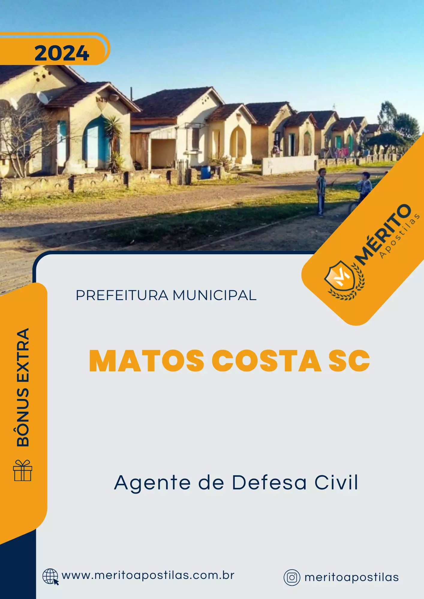 Apostila Agente de Defesa Civil Prefeitura de Matos Costa SC 2024