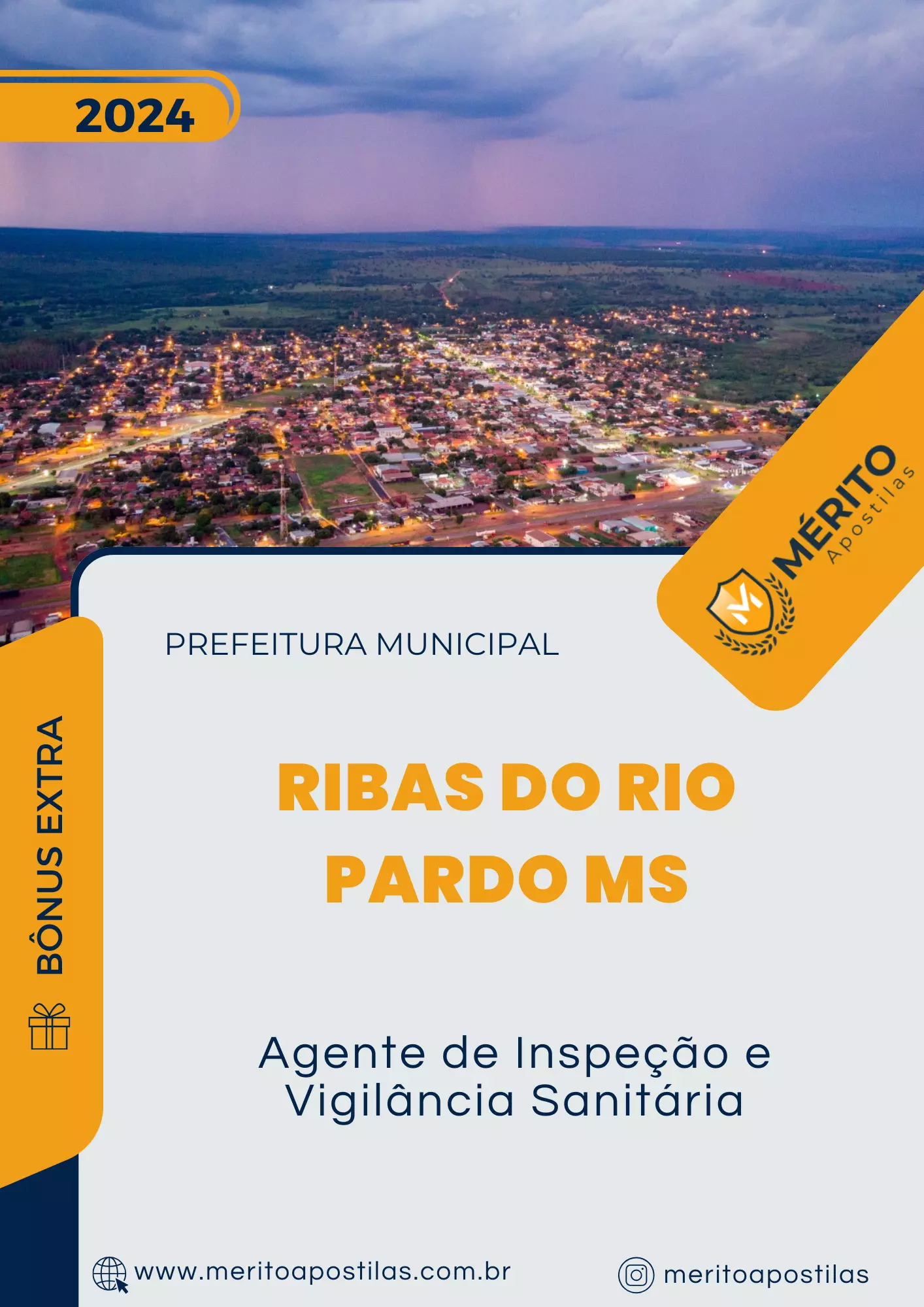 Apostila Agente de Inspeção e Vigilância Sanitária Prefeitura de Ribas do Rio Pardo MS 2024