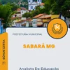 Apostila Analista De Educação Básica Assistente Social Prefeitura de Sabará MG 2024