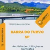 Apostila Analista de Licitações e Contratos Prefeitura Barra do Turvo SP 2024