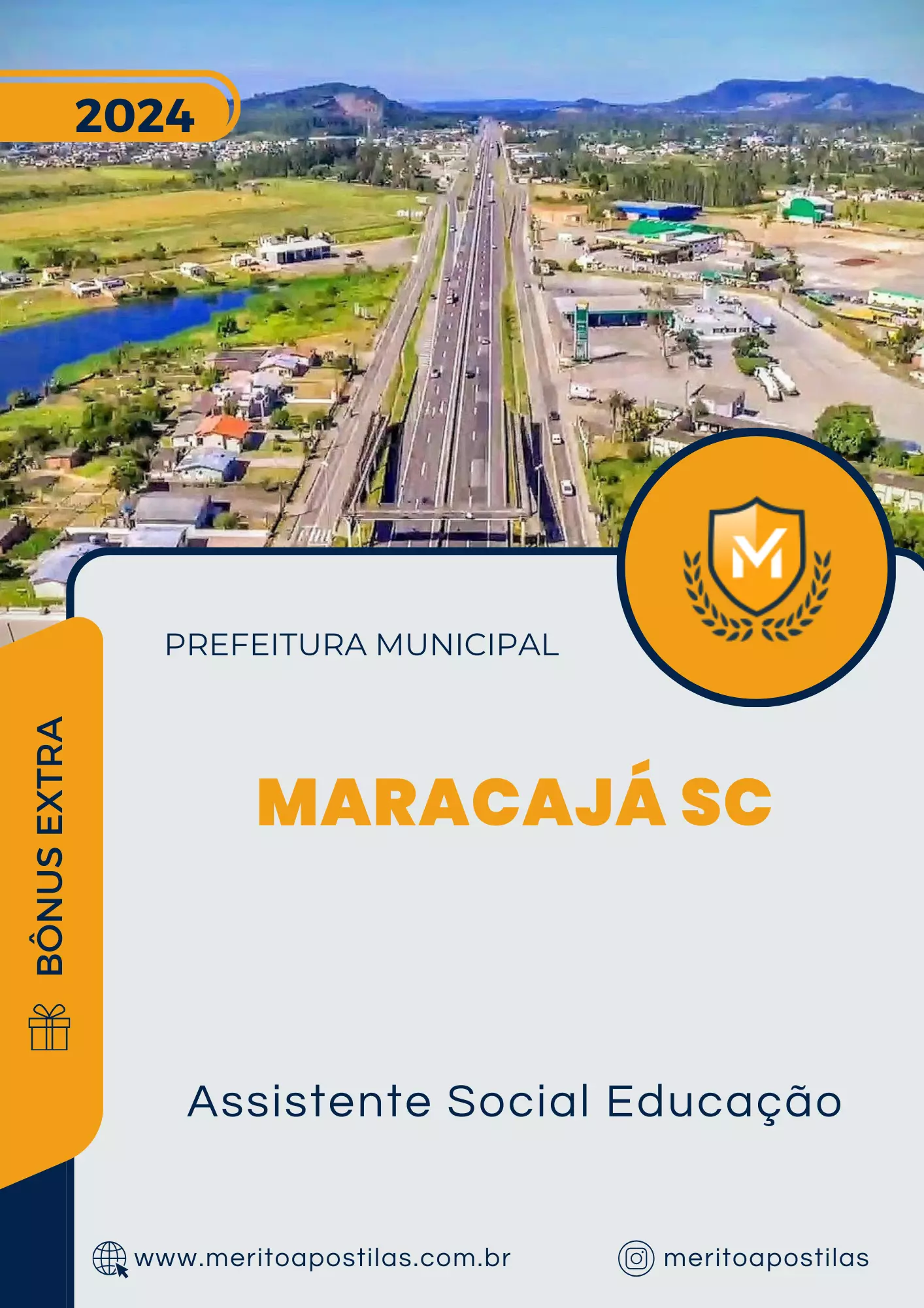 Apostila Assistente Social Educação Prefeitura de Maracajá SC 2024