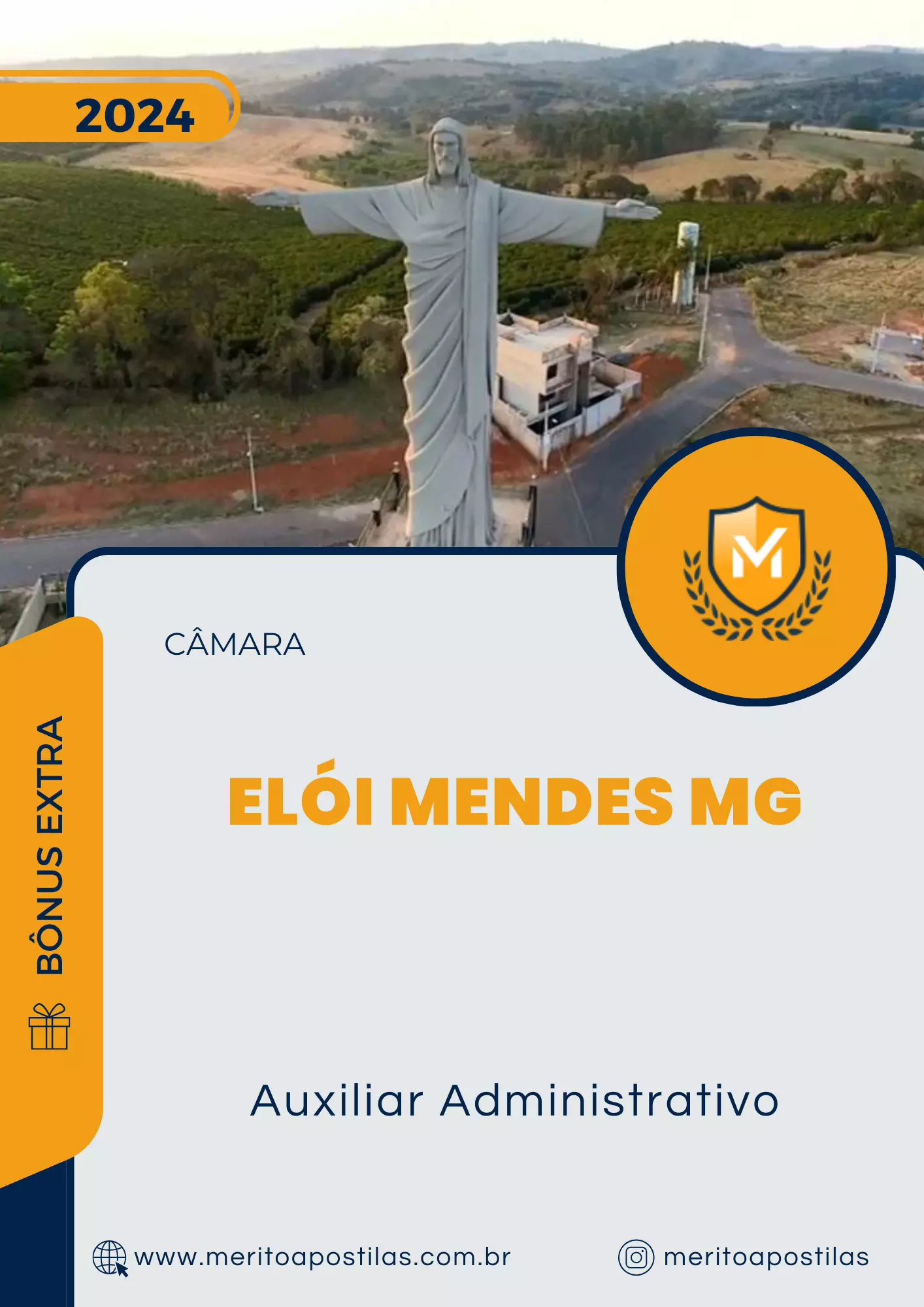 Apostila Auxiliar Administrativo Câmara de Elói Mendes MG 2024