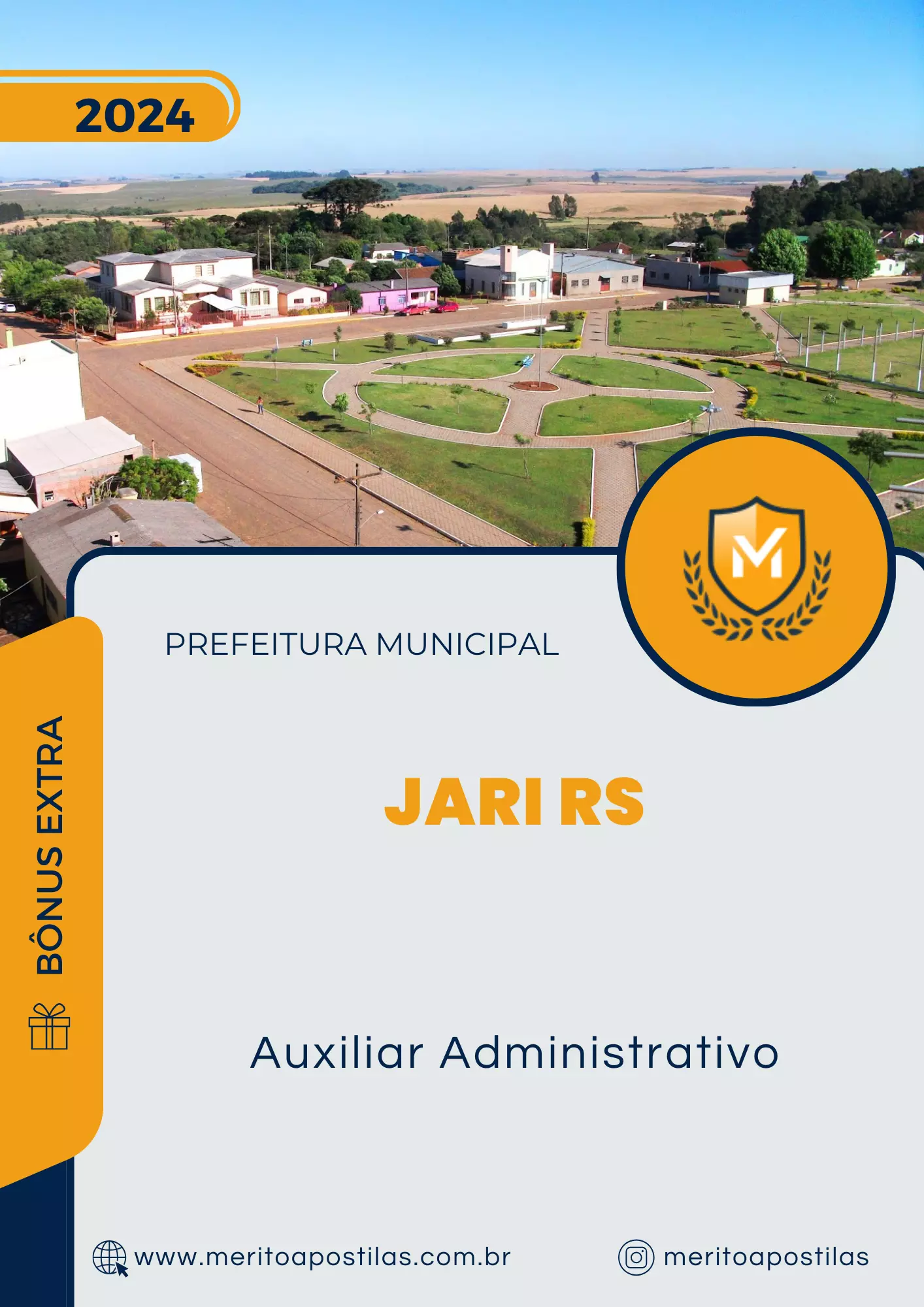 Apostila Auxiliar Administrativo Prefeitura de Jari RS 2024