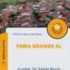 Apostila Auxiliar De Saúde Bucal Prefeitura de Feira Grande AL 2024