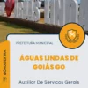 Apostila Auxiliar De Serviços Gerais Prefeitura de Águas Lindas de Goiás GO 2024