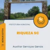 Apostila Auxiliar Serviços Gerais Prefeitura de Riqueza SC 2024