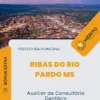 Apostila Auxiliar de Consultório Dentário Prefeitura de Ribas do Rio Pardo MS 2024
