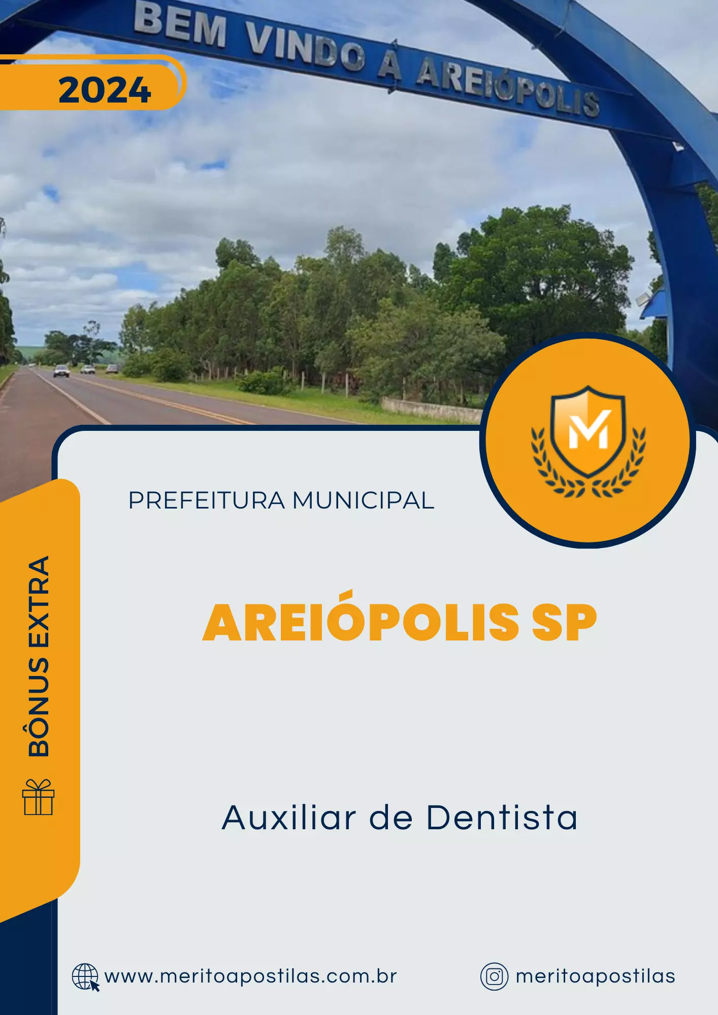 Apostila Auxiliar de Dentista Prefeitura de Areiópolis SP 2024