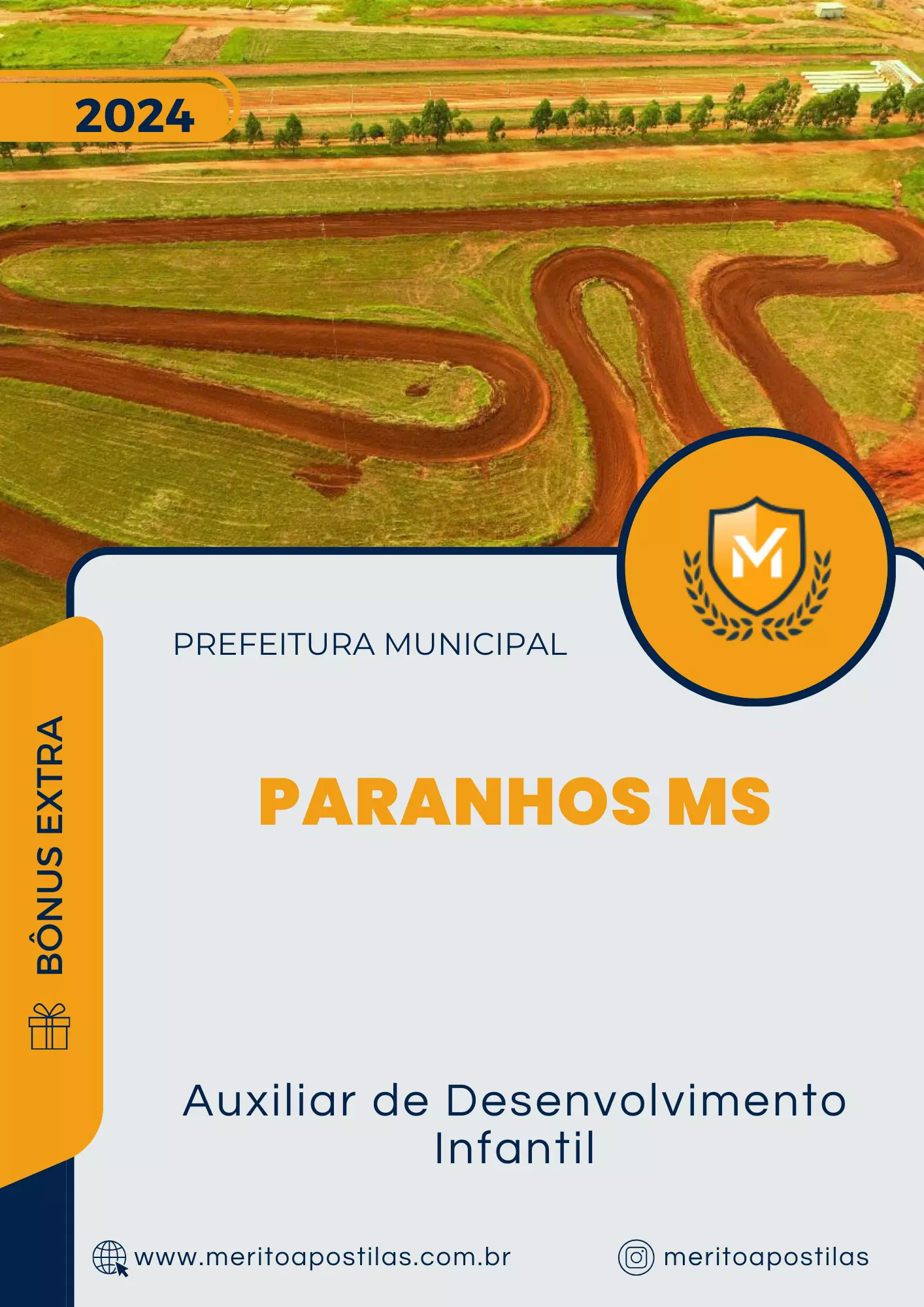 Apostila Auxiliar de Desenvolvimento Infantil Prefeitura de Paranhos MS 2024