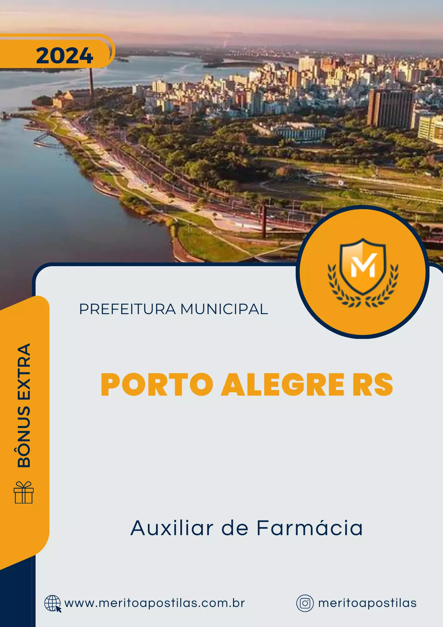 Apostila Auxiliar de Farmácia Prefeitura Porto Alegre RS 2024