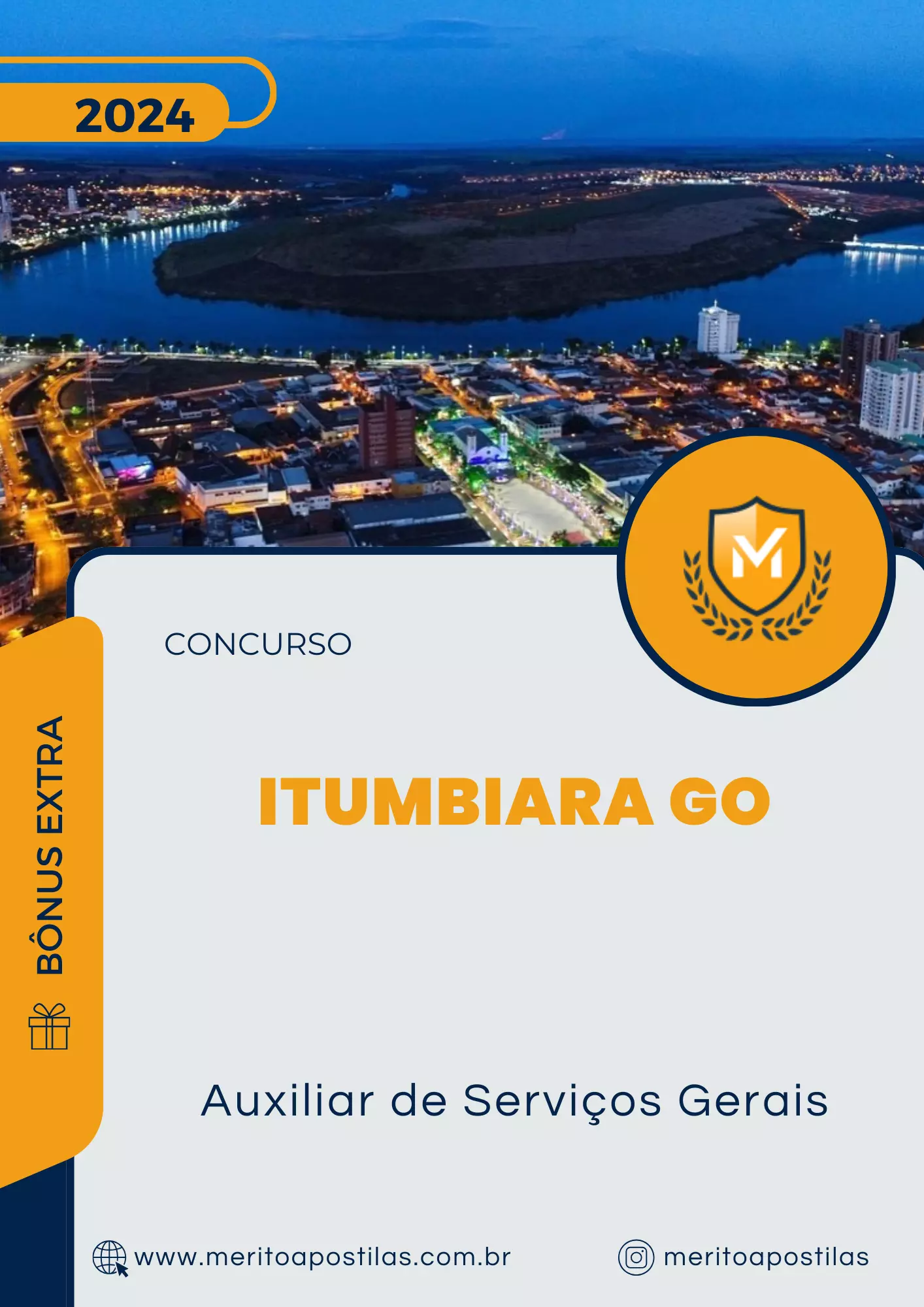 Apostila Auxiliar de Serviços Gerais Concurso de Itumbiara GO 2024