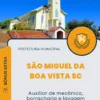 Apostila Auxiliar De Mecânica Borracharia E Lavagem Prefeitura de São Miguel da Boa Vista SC 2024