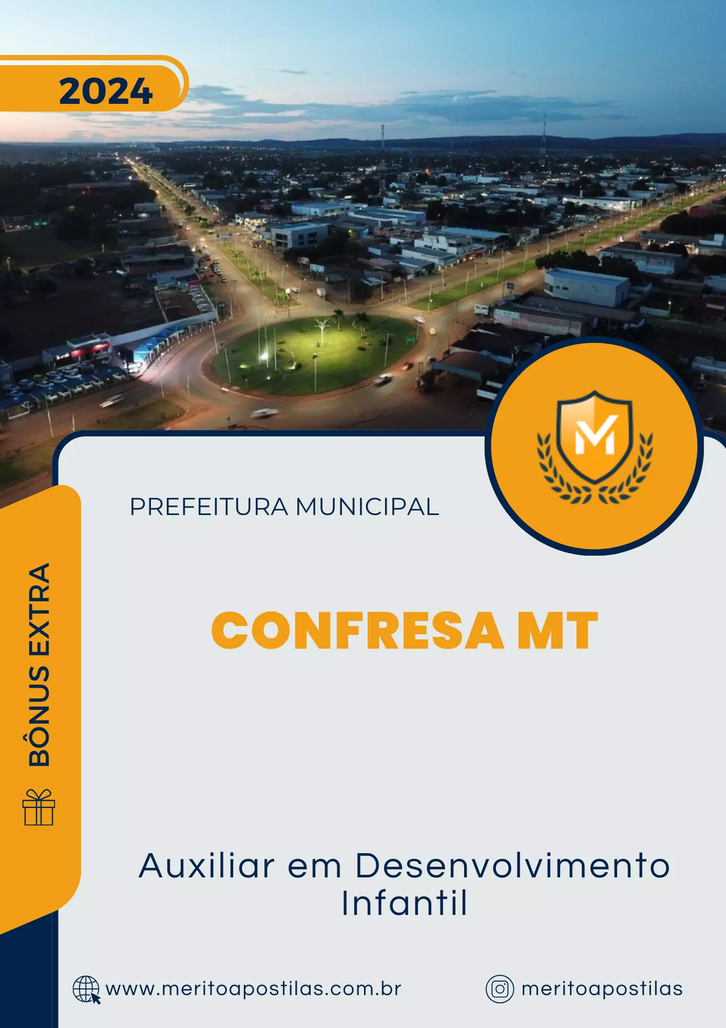 Apostila Auxiliar em Desenvolvimento Infantil Prefeitura de Confresa MT 2024