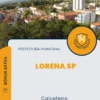 Apostila Calceteiro Prefeitura de Lorena SP 2024