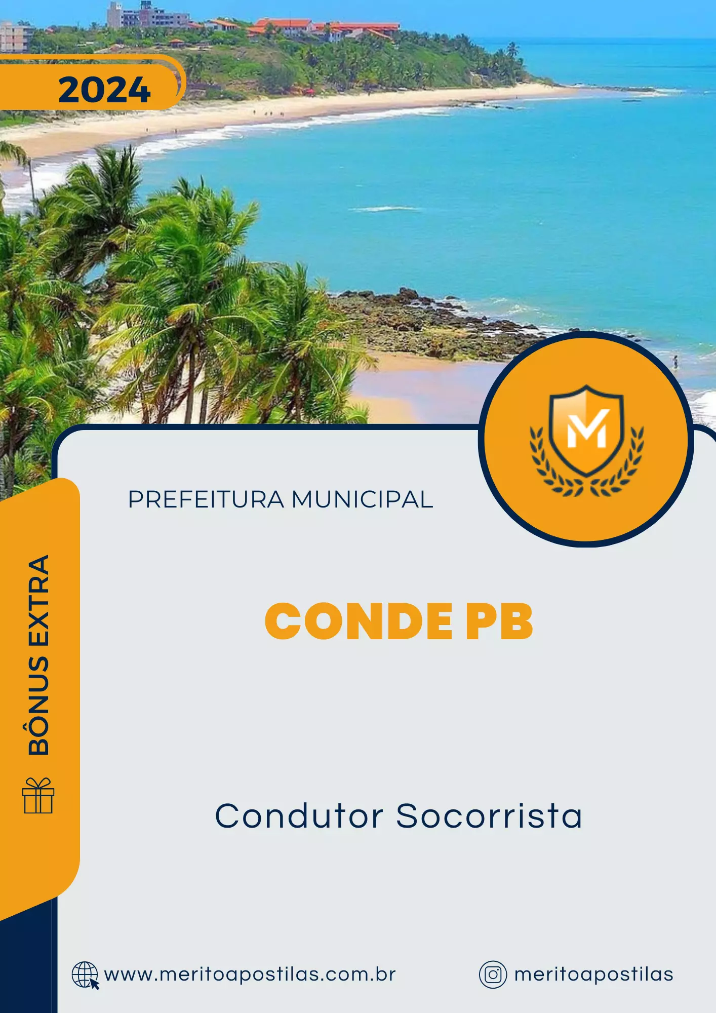 Apostila Condutor Socorrista Prefeitura de Conde PB 2024