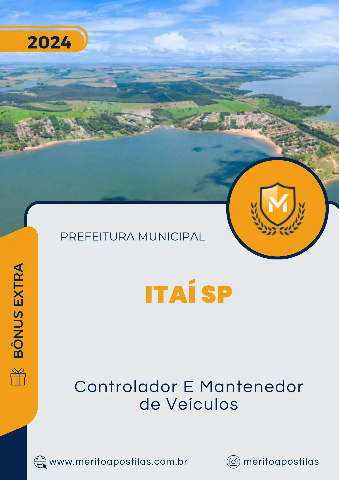 Apostila Controlador E Mantenedor de Veículos Prefeitura de Itaí SP 2024