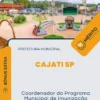 Apostila Coordenador do Programa Municipal de Imunização Prefeitura Cajati SP 2024