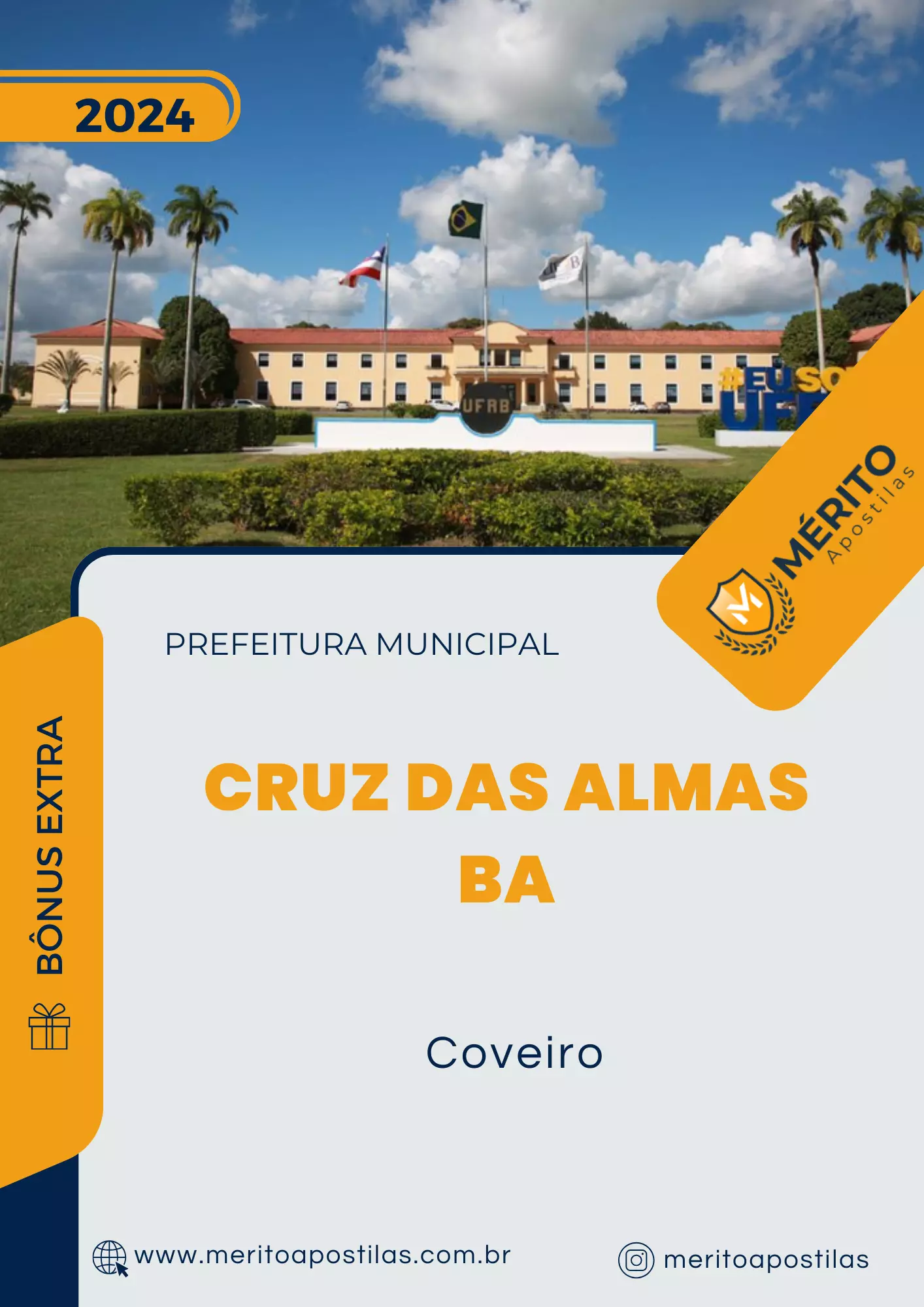 Apostila Coveiro Prefeitura de Cruz das Almas BA 2024