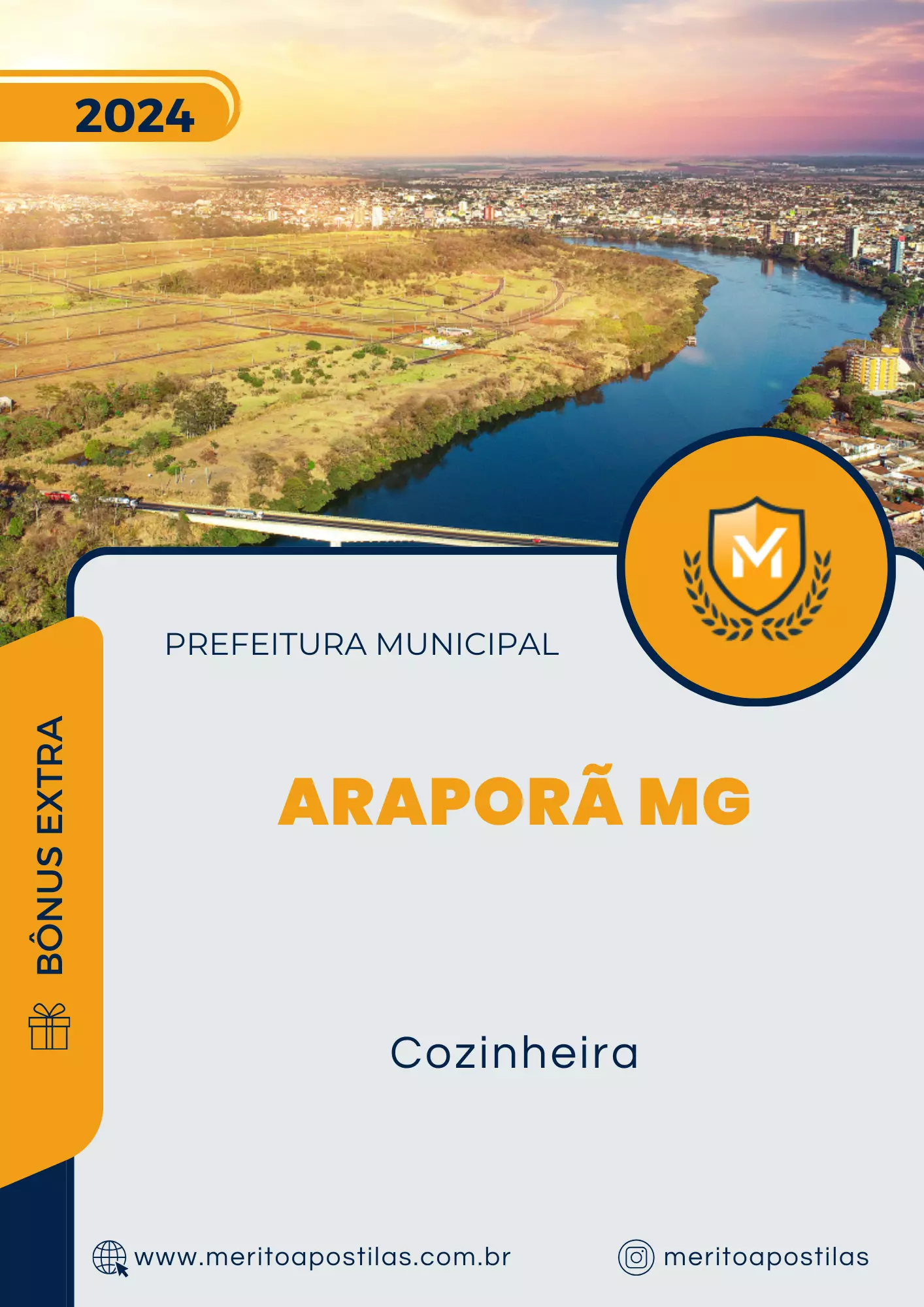 Apostila Cozinheira Prefeitura de Araporã MG 2024