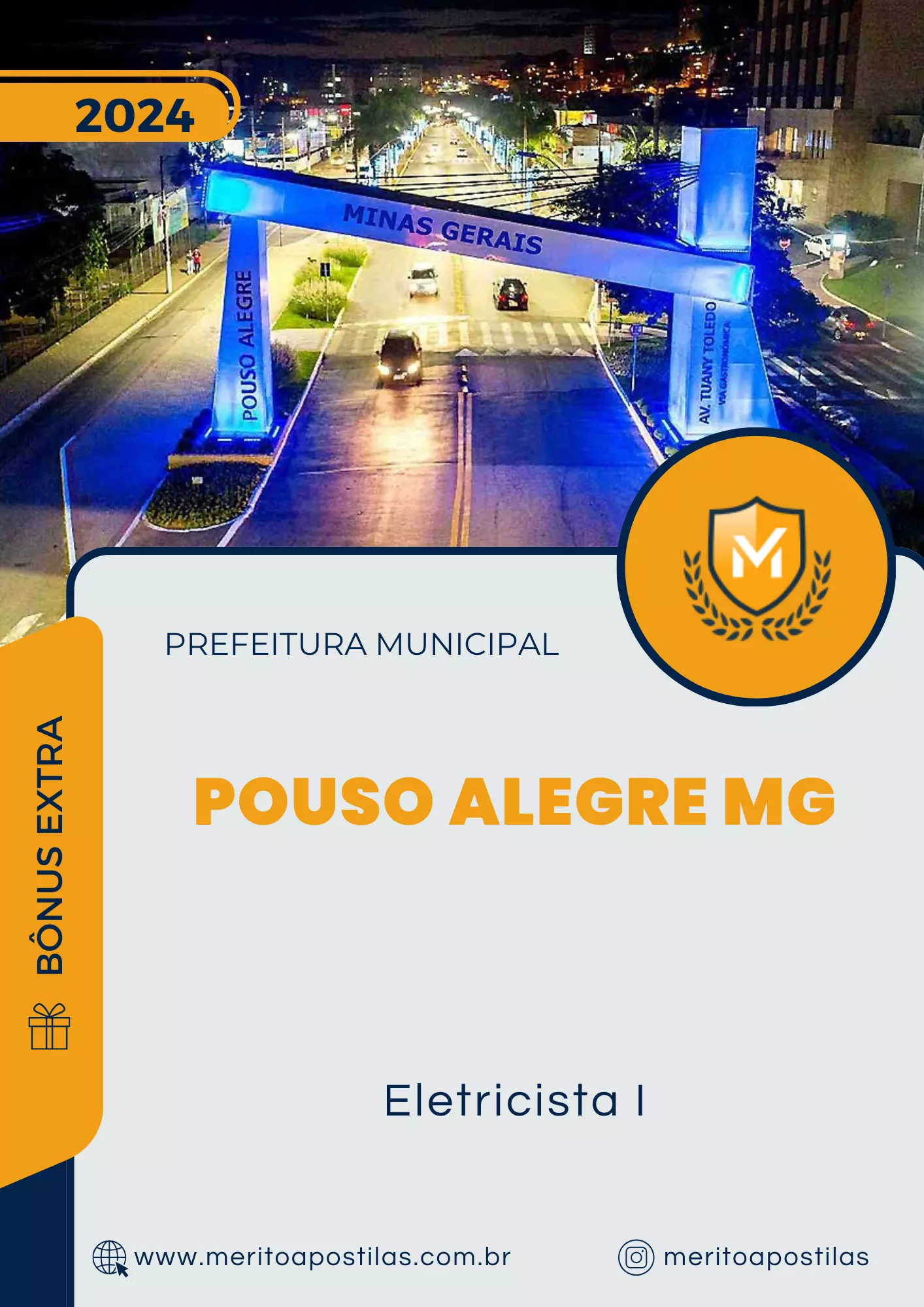 Apostila Eletricista I Prefeitura de Pouso Alegre MG 2024