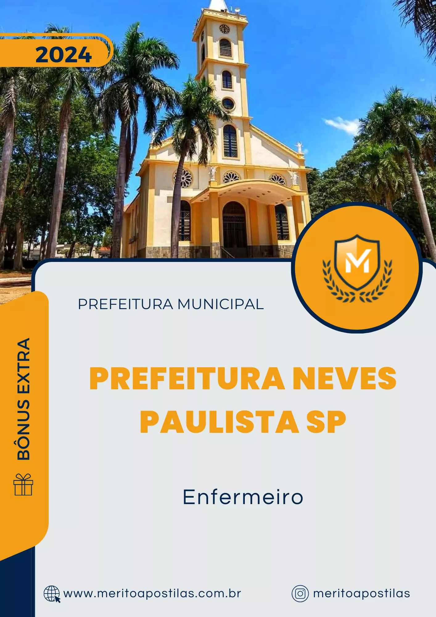 Apostila Enfermeiro Prefeitura Neves Paulista SP 2024