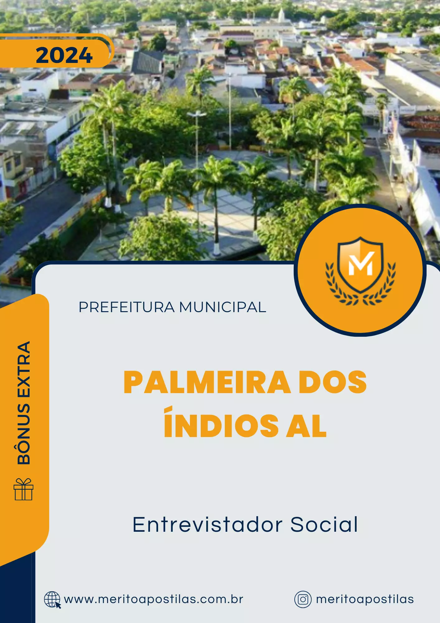Apostila Entrevistador Social Prefeitura de Palmeira dos Índios AL 2024
