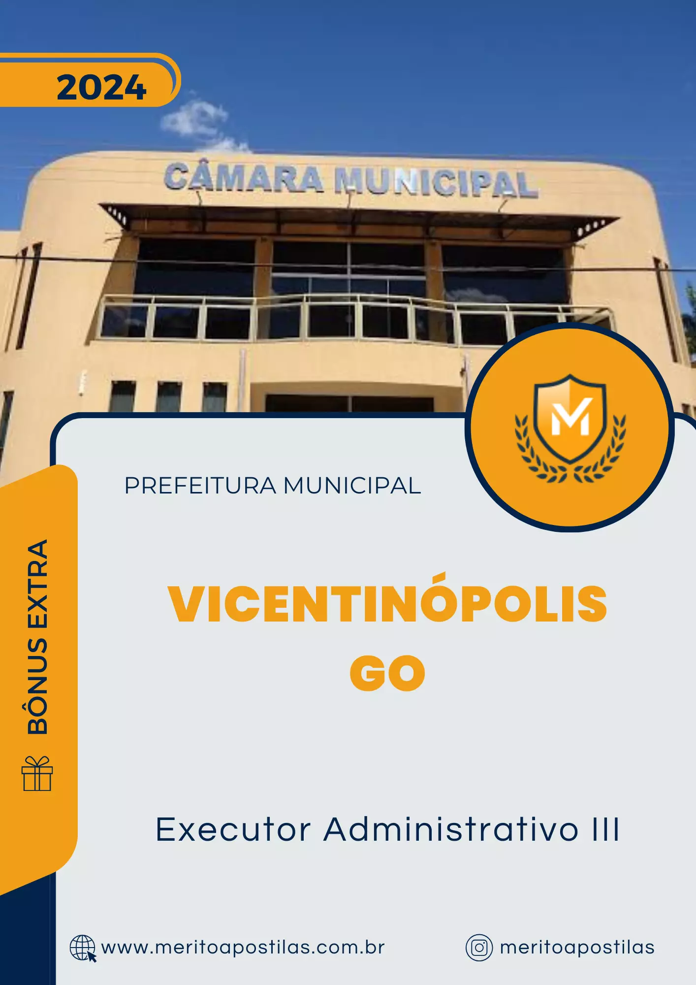 Apostila Executor Administrativo III Prefeitura Vicentinópolis GO 2024