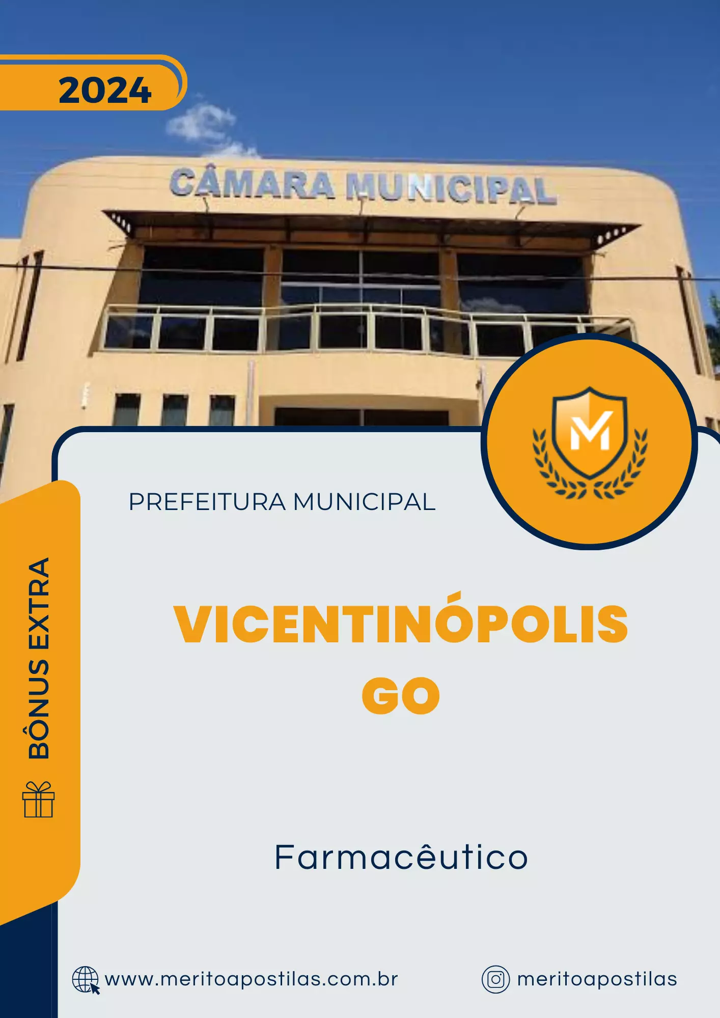 Apostila Farmacêutico Prefeitura Vicentinópolis GO 2024