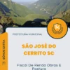 Apostila Fiscal De Renda Obras E Postura Prefeitura de São José do Cerrito SC 2024