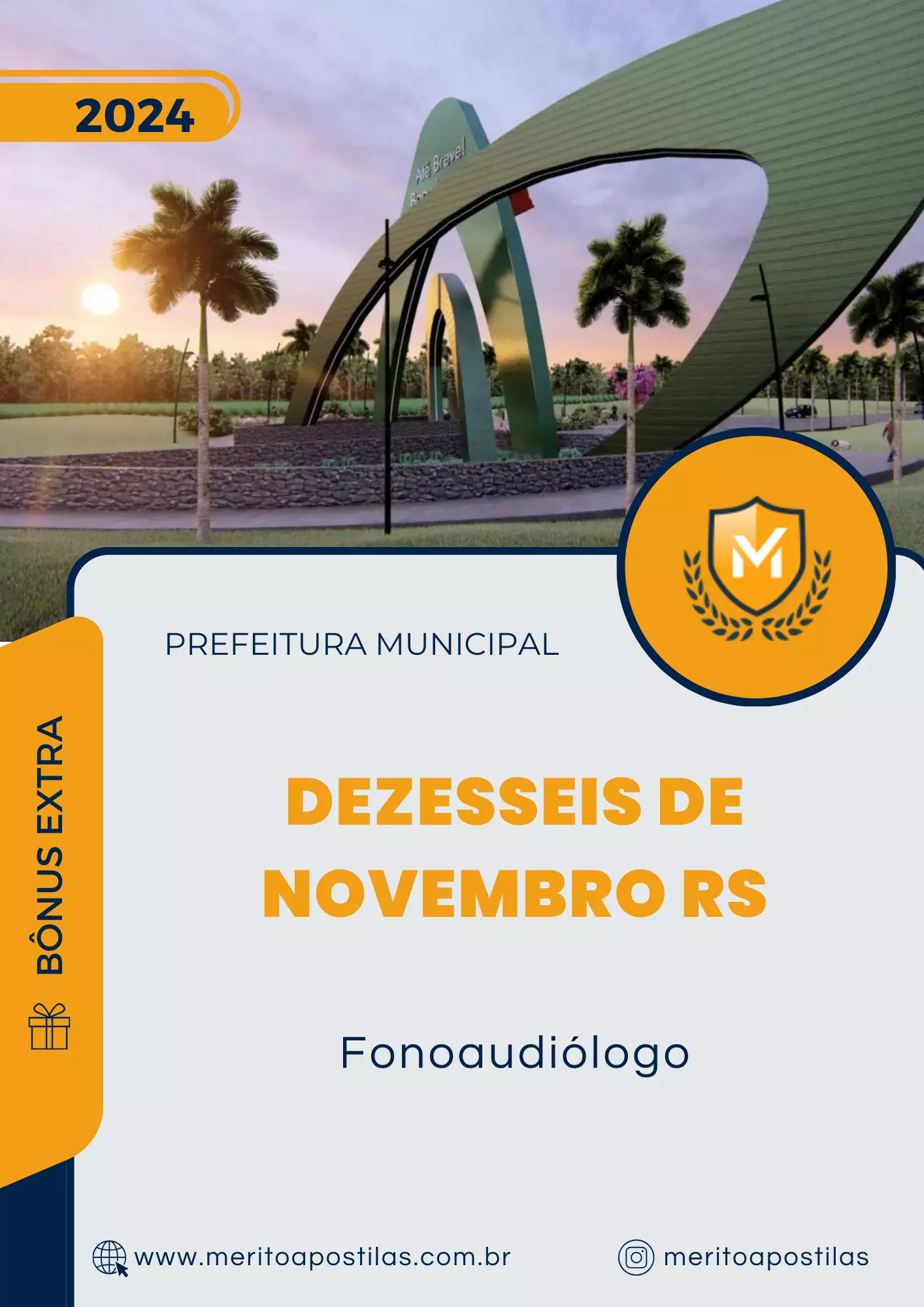 Apostila Fonoaudiólogo Prefeitura de Dezesseis de Novembro RS 2024