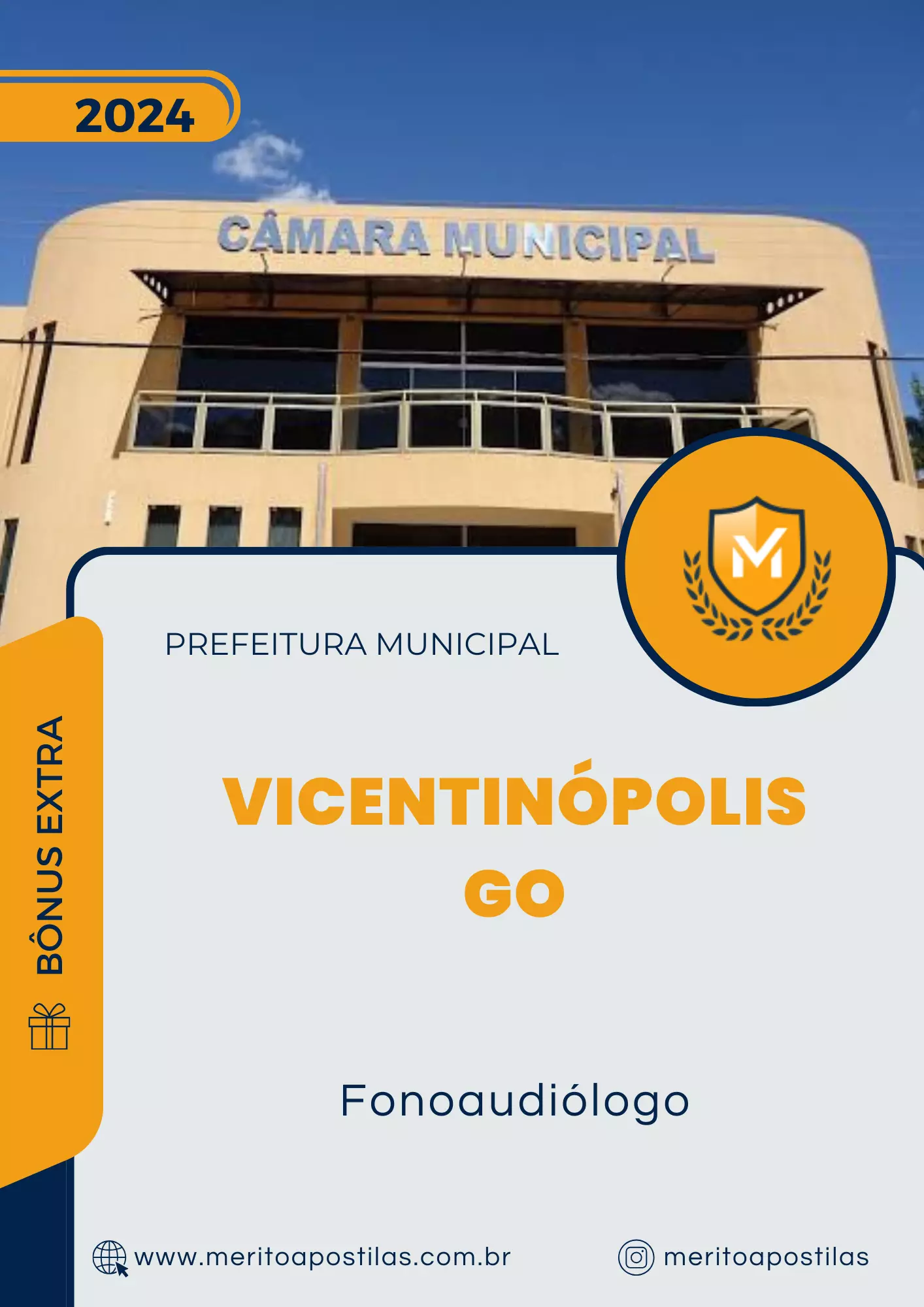 Apostila Fonoaudiólogo Prefeitura Vicentinópolis GO 2024