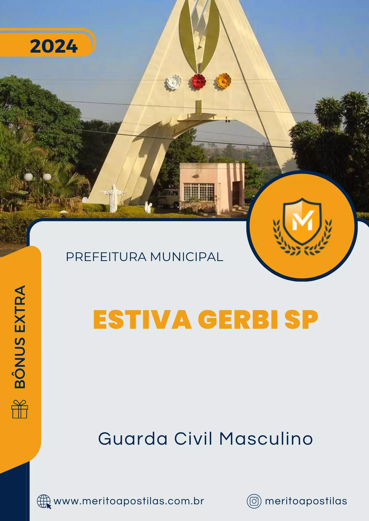 Apostila Guarda Civil Masculino Prefeitura de Estiva Gerbi SP 2024