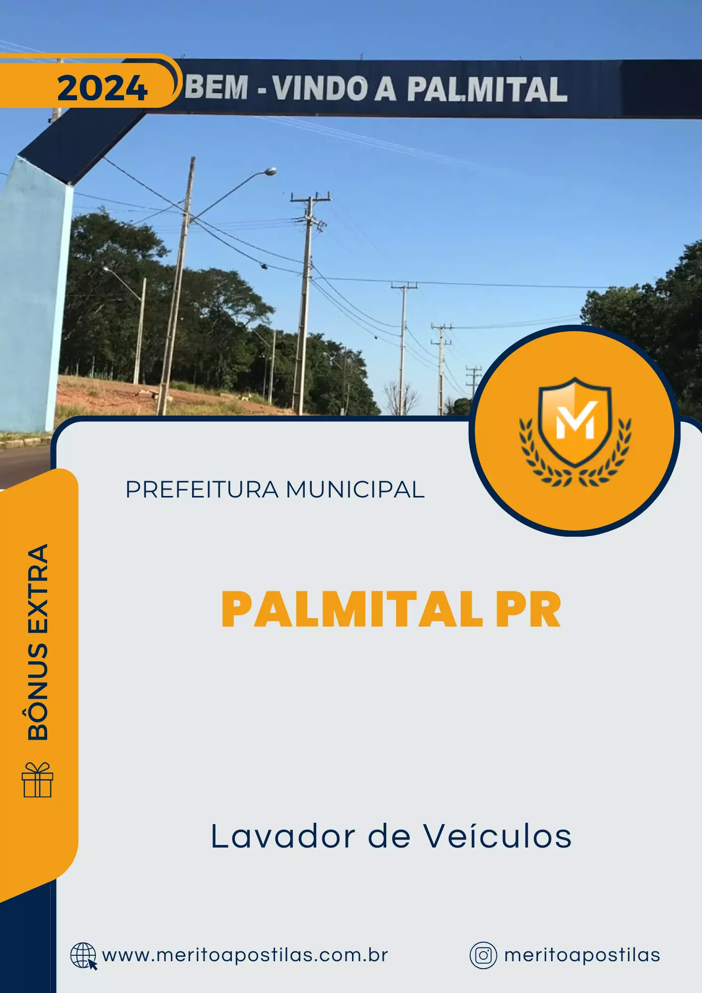 Apostila Lavador de Veículos Prefeitura de Palmital PR 2024