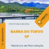 Apostila Mecânico de Manutenção Prefeitura Barra do Turvo SP 2024