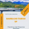 Apostila Mecânico de Máquinas Pesadas Prefeitura Barra do Turvo SP 2024