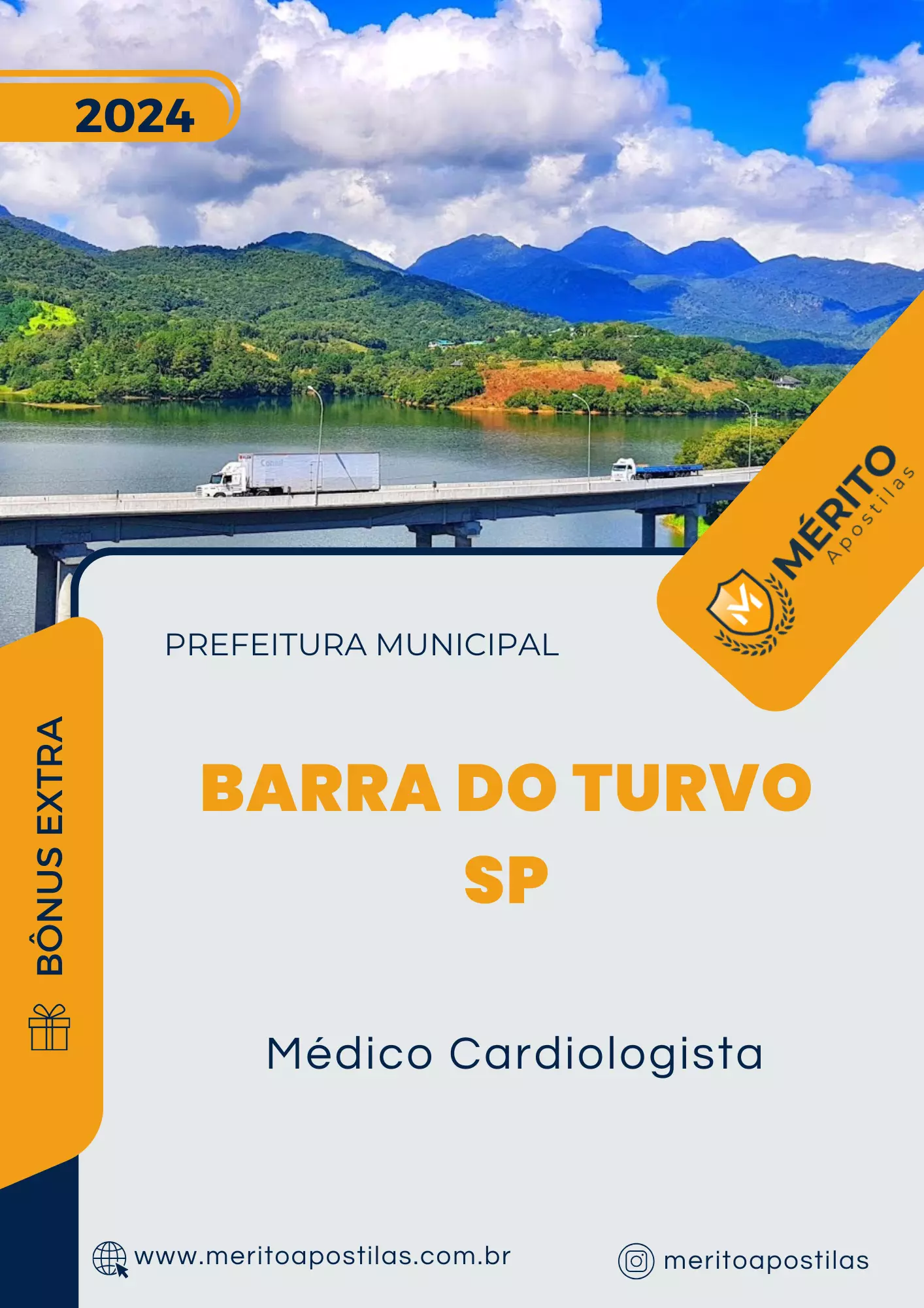 Apostila Médico Cardiologista Prefeitura Barra do Turvo SP 2024
