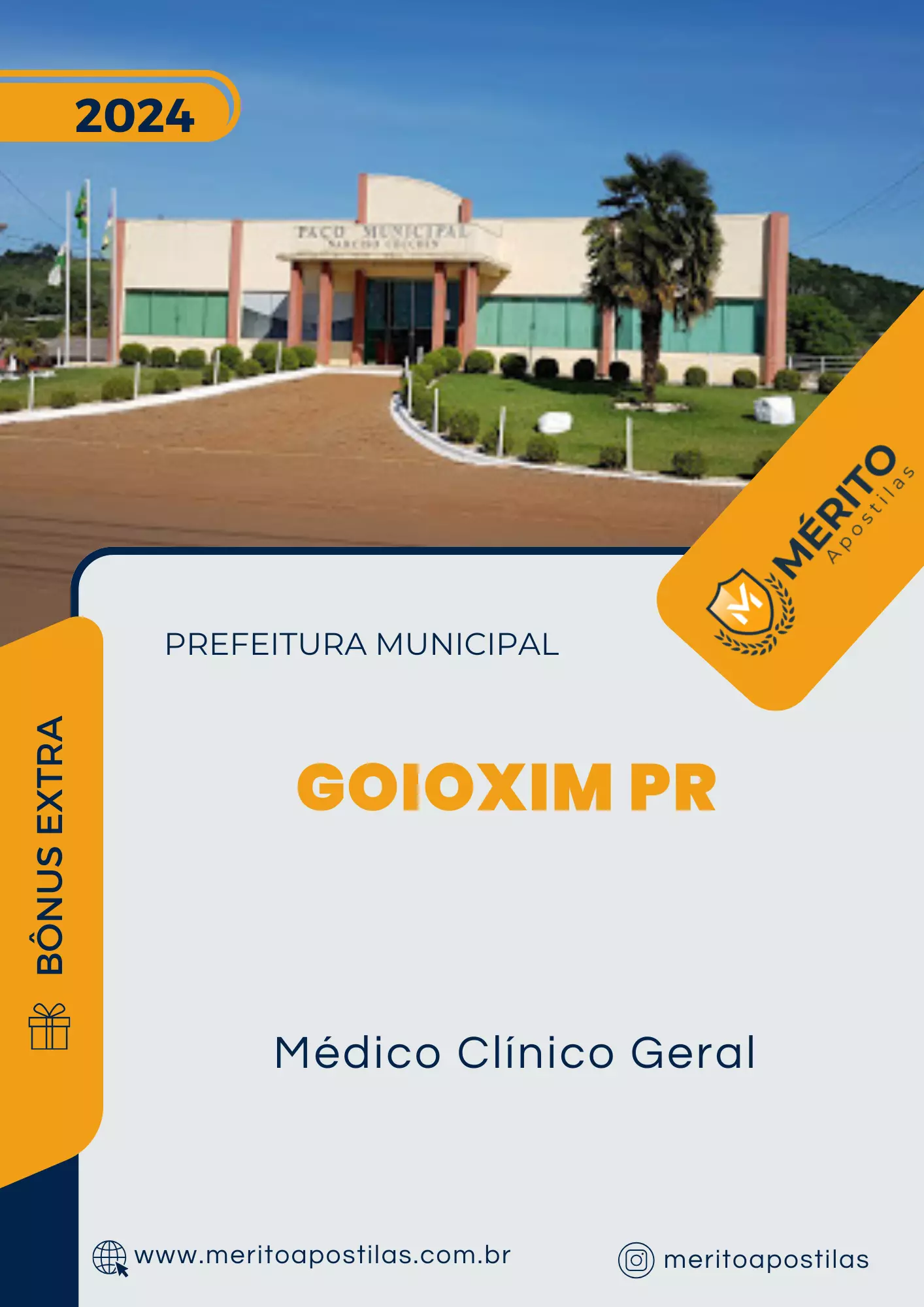 Apostila Médico Clínico Geral Prefeitura de Goioxim PR 2024