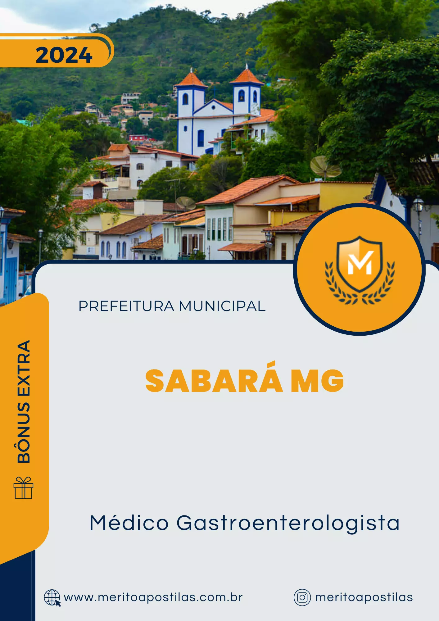 Apostila Médico Gastroenterologista Prefeitura de Sabará MG 2024