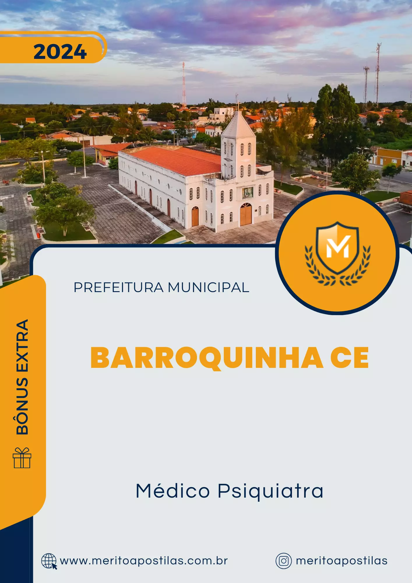 Apostila Médico Psiquiatra Prefeitura de Barroquinha CE 2024