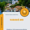 Apostila Médico Ultrassonografista Prefeitura de Sabará MG 2024
