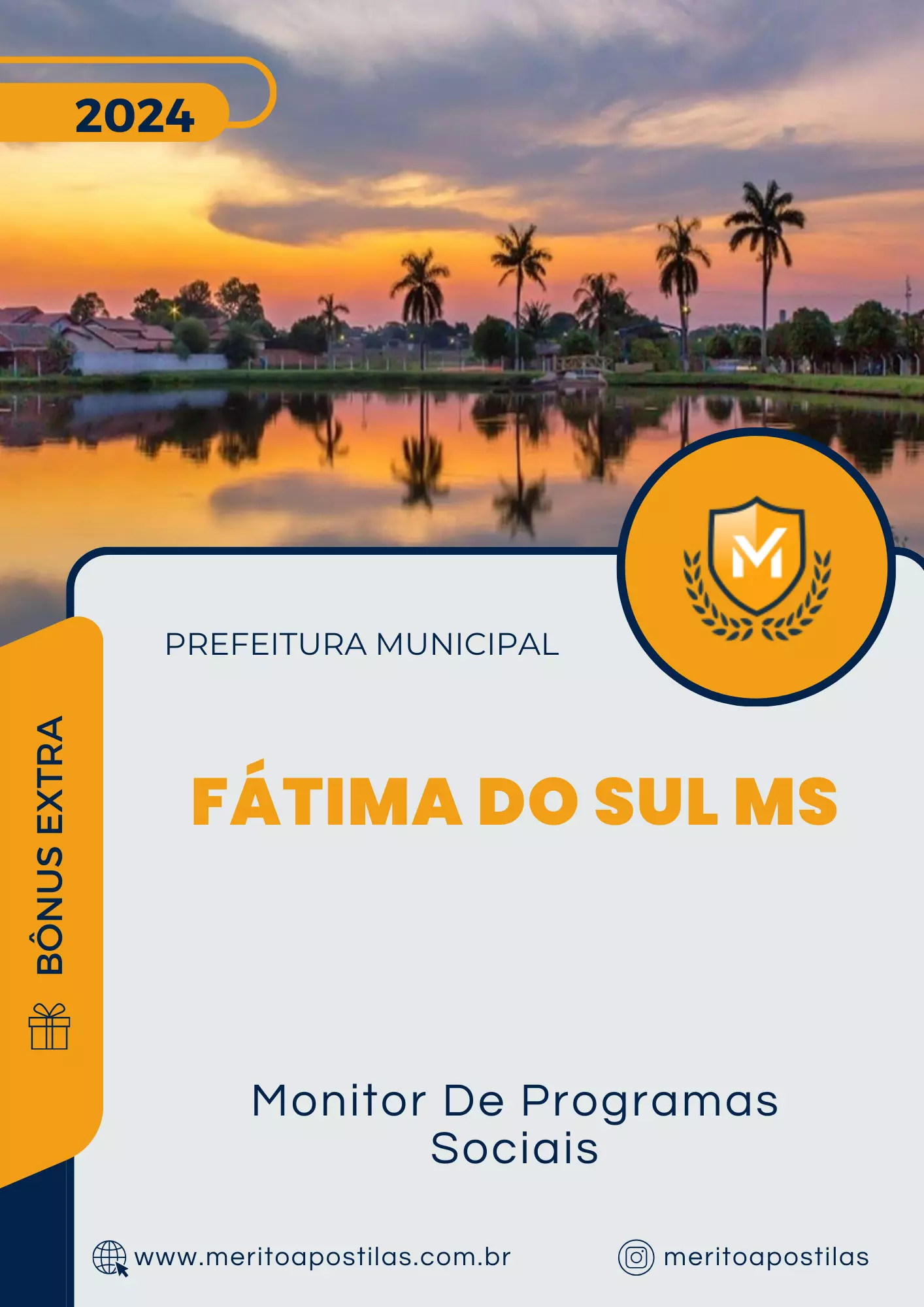 Apostila Monitor De Programas Sociais Prefeitura Fátima do Sul MS 2024