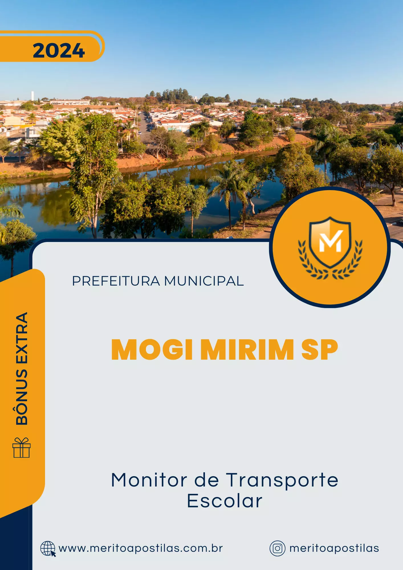 Apostila Monitor de Transporte Escolar Prefeitura Mogi Mirim SP 2024