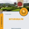 Apostila Nutricionista Concurso de Bituruna PR 2024