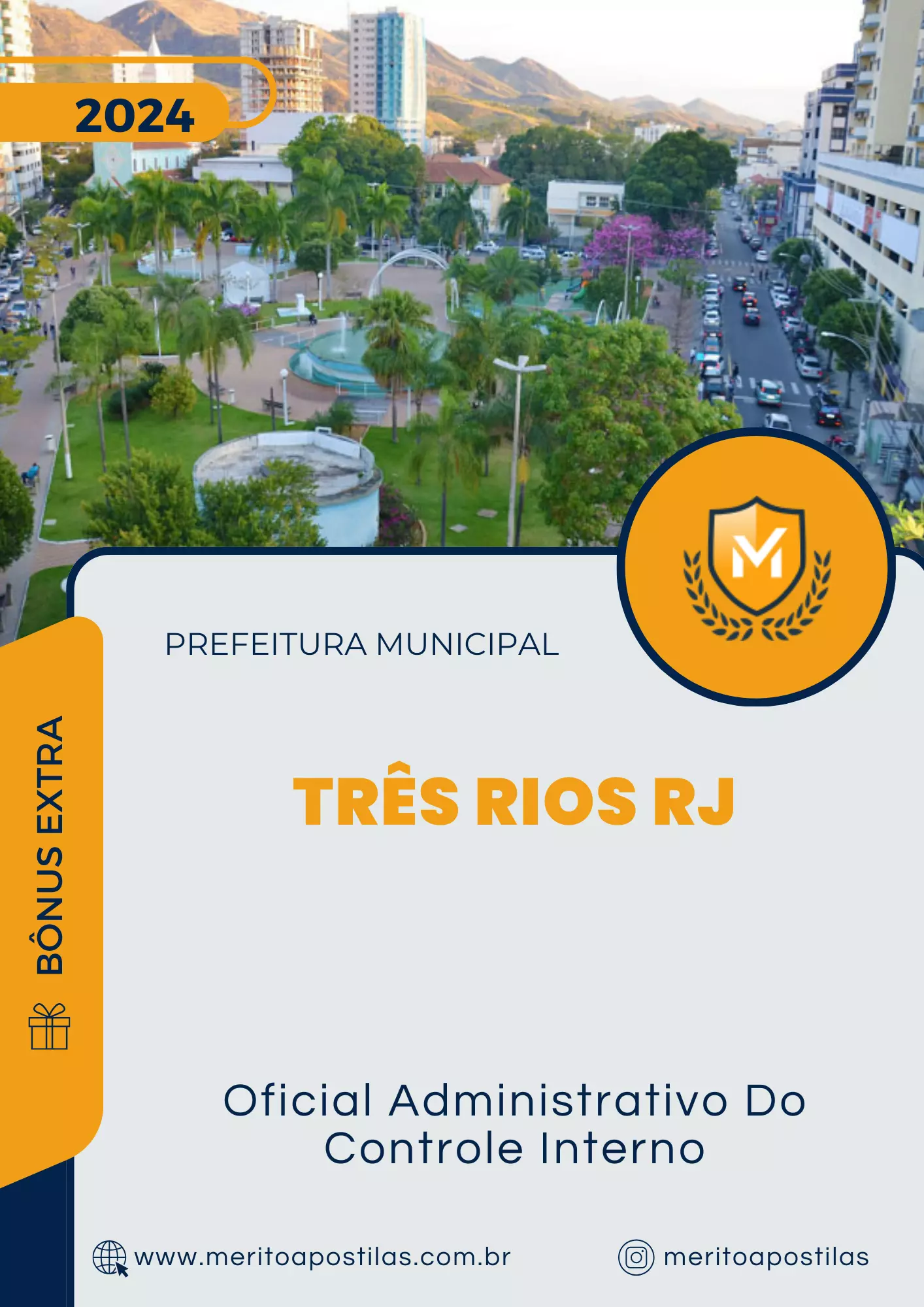 Apostila Oficial Administrativo Do Controle Interno Prefeitura de Três Rios RJ 2024