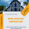Apostila Oficial de Obras e Serviços Especializados Prefeitura de Bom Jesus do Amparo MG 2024
