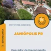 Apostila Operador de Equipamento Rodoviário Prefeitura de Janiópolis PR 2024