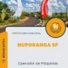 Apostila Operador de Máquinas Prefeitura de Nuporanga SP 2024