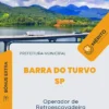 Apostila Operador de Retroescavadeira Prefeitura Barra do Turvo SP 2024