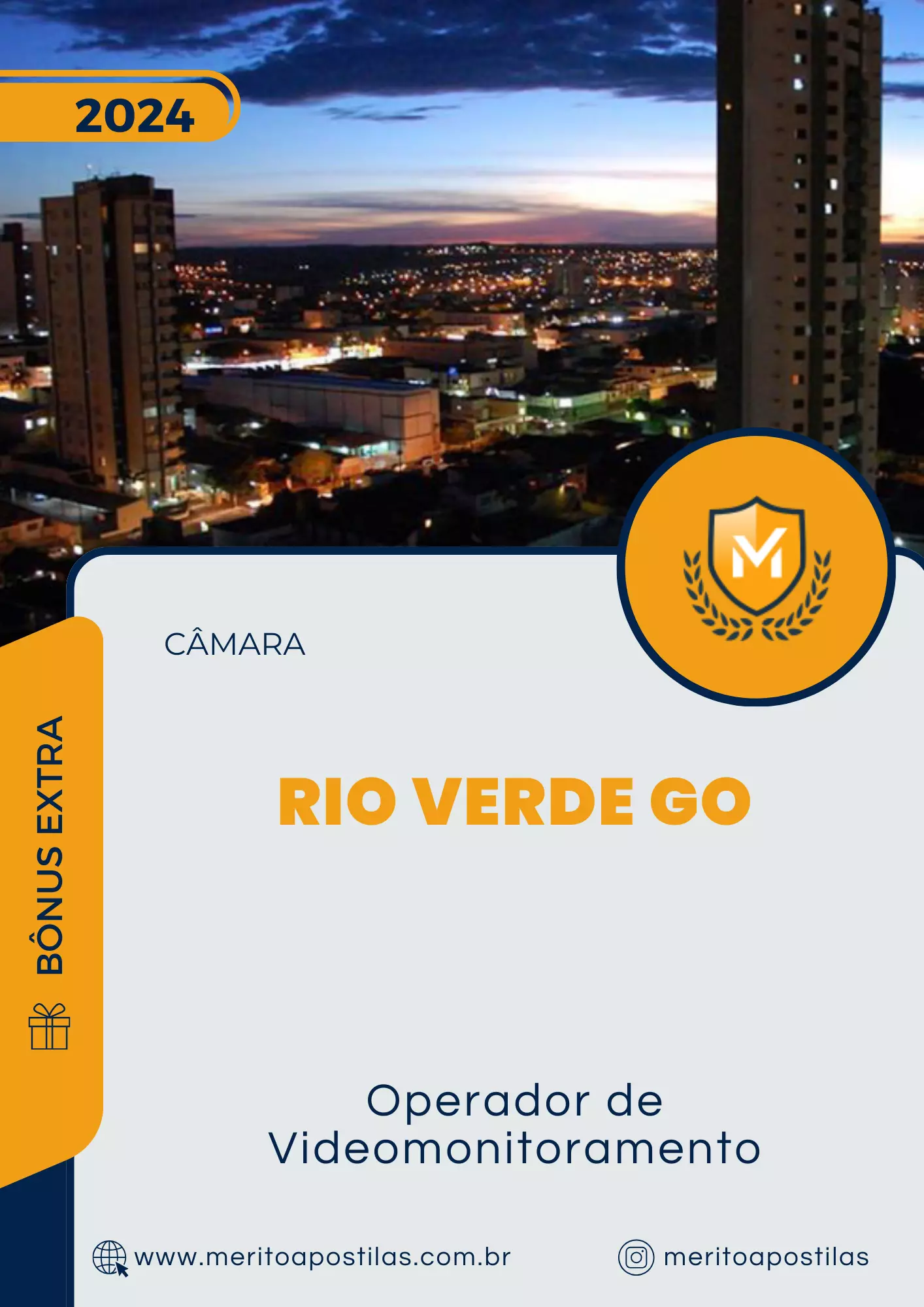 Apostila Operador de Videomonitoramento Câmara de Rio Verde GO 2024